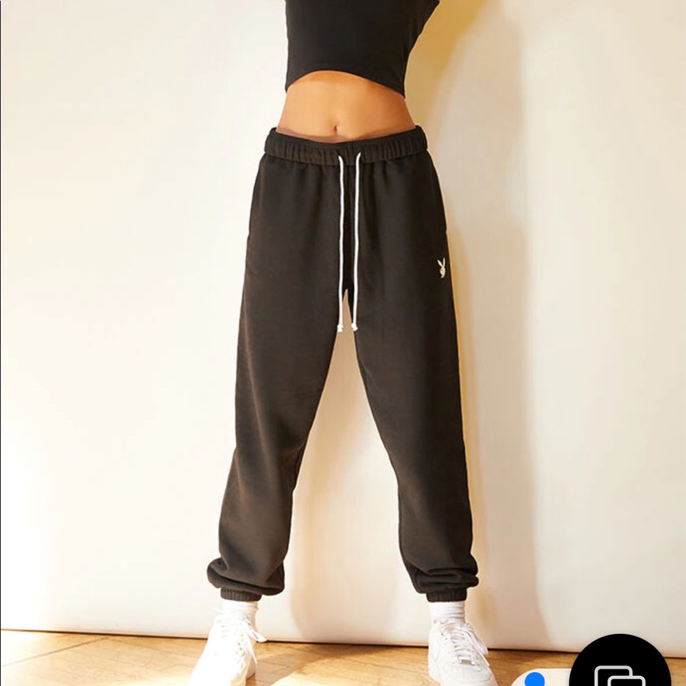 Pacsun Playboy Sweatpants black - Picture 1 of 4